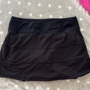 lululemon athletica Black Athletic Mini Skirt